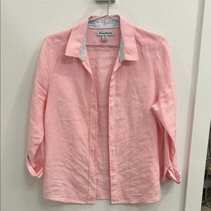 Pink Button-Up Shirt